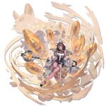  1girl :o amber_(gemstone) ancient_egyptian animal_ear_fluff animal_ears anklet anubis_(mythology) arknights bandages bare_legs beetle belt black_belt black_dress black_hair black_necktie black_shoes blue_belt blunt_bangs brick brown_theme bug cat cat_ears cat_girl cat_tail caution_tape collared_shirt dark-skinned_female dark_skin dress egyptian_mythology english_text flying framed_breasts full_body gem grey_belt hathor_(mythology) heart high_collar highleg highleg_dress highres holding holding_staff horus_(mythology) id_card jacket jewelry keep_out knees_together_feet_apart kuroboshi_kouhaku long_sleeves looking_at_viewer medium_hair miniskirt mio_(beast_lord)_(arknights) multiple_belts mummy necktie official_art open_clothes open_jacket open_mouth oversized_jacket pocket sand shirt shoes short_necktie simple_background sitting skirt sleeve_belt sleeveless sleeveless_shirt solo staff standing tachi-e tail taped_note thigh_belt thigh_strap third-party_source thoth_(mythology) titi_(arknights) transparent_background white_jacket white_shirt yellow_belt yellow_eyes 