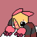 animated anthro black_eyes blushcrunch_studio brother_(lore) brother_and_sister_(lore) colored craft_(dandy's_world) dandy's_world digital_media_(artwork) duo facial_markings fellatio fellatio_pov female genitals goob_(dandy's_world) hands_on_body head_markings incest_(lore) lambby licking looking_at_genitalia loop male male/female markings mouthless oral penile penis pink_background pink_ears pink_hands pixel_(artwork) pixel_animation roblox scraps_(dandy's_world) sex sibling_(lore) simple_background sister_(lore) striped_genitalia striped_legs striped_penis stripes tongue toon_(dandy's_world) white_body yellow_face yellow_head
