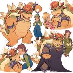 1:1 2025 3_toes 4_fingers absurd_res anthro arm_warmers armband armwear black_armband black_claws black_clothing black_collar black_dress black_eyes black_eyeshadow black_footwear black_high_heels black_highlights black_lipstick blonde_hair blue_clothing blue_ear_piercing blue_overalls blush blush_lines bottomwear bowser bracelet brown_clothing brown_footwear brown_hair brown_high_heels brown_shoes carrying_another carrying_partner claws clothed clothed_anthro clothed_female clothed_human clothing clothing_lift collar colored cosplay crossed_arms crossgender crown didy414 digital_drawing_(artwork) digital_media_(artwork) dress dress_lift duo duo_focus ear_piercing english_description eyebrows eyelashes eyeshadow featureless_crotch feet female female/female finger_claws fingers fingers_together fishnet_arm_warmers fishnet_armwear fishnet_clothing fishnet_leggings fishnet_legwear fist footwear frown frowning_at_another ftm_crossgender fully_clothed fully_clothed_female fully_clothed_human gem gloves green_body green_bottomwear green_clothing green_ear_piercing green_hat green_headwear green_pants green_scales green_shell green_shirt green_suit green_topwear group hair half-closed_eyes handwear hat headgear headwear hi_res high_heels highlights_(coloring) holding_face human interspecies jacket jewelry kiss_mark_on_face kissing_nose koopa leggings legwear lifting_another light lighting lipstick love luigi makeup male mammal mario_bros medium_hair mtf_crossgender multicolored_body multicolored_hair multicolored_scales multiple_images narrowed_eyes nervous nervous_smile nintendo number one_eye_closed open_frown open_mouth orange_eyebrows orange_hair overalls pants piercing pink_clothing pink_jacket pink_topwear pockets princess_peach pulling_mask queen red_tongue royalty ruby_(gem) scales scalie shaded shell shirt shoes short_hair sitting size_difference smaller_female smile smiling_at_another smiling_at_each_other spiked_armband spiked_bracelet spiked_collar spiked_shell spiked_tail spikes spikes_(anatomy) standing suit surprised tail tan_body tan_scales tan_skin tan_spikes thick_eyebrows toe_claws toes tongue topwear two_tone_hair white_clothing white_gloves white_handwear white_mask yellow_body yellow_scales yellow_tail