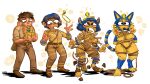 after_transformation animal_crossing ankha_(animal_crossing) anthro big_breasts blue_body blue_fur blue_hair bob_cut breasts bubbalossom explorer felid feline female fur fur_growth gender_transformation gold_(metal) gold_jewelry growth hair hi_res human jewelry male mammal mummy_wrappings nintendo species_transformation tf_into_fictional_character transformation transformation_sequence transformation_through_magic wide_hipped_anthro wide_hipped_female wide_hips yellow_body yellow_fur 