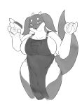 2025 4_fingers anthro apron apron_only big_breasts black_and_white bread breasts cleavage clothed clothing coffee_cup container croissant cup dragon eyebrows fangs female fingers floppy_ears food front_view hi_res hip_dips holding_container holding_cup holding_food holding_object horn huge_breasts latte_(sme4) logo monochrome mythological_creature mythological_scalie mythology open_mouth open_smile pastry popeheavy portrait pupils scalie side_boob simple_background slightly_chubby slightly_chubby_anthro slightly_chubby_female slit_pupils smile snout solo tail teeth thick_tail thick_thighs three-quarter_portrait triangle_eyebrows white_background white_eyebrows wide_hips