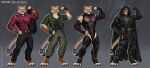  absurd_res bottomwear cargo_pants chamomile_(artist) clothing costume cougar felid feline fingerless_gloves flexing flexing_bicep flower footwear formal gloves handwear hi_res jacket latex mammal model_sheet muscular outfit_change outfit_reference pants plant pose reference_image ricius_teck sith sith_lord sith_robe suit suit_jacket superhero_costume toeless_footwear topwear 