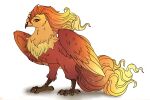  2019 3:2 avian bird digital_drawing_(artwork) digital_media_(artwork) european_mythology eyebrows feathers female feral fluffy friendship_is_magic gradient_hair gradient_tail greek_mythology hair hasbro hi_res leg_fluff lidded_eyes looking_at_viewer marbola my_little_pony mythological_avian mythological_firebird mythology philomena_(mlp) phoenix raised_eyebrow redesign simple_background smile smiling_at_viewer smirk solo sparkles talons white_background wings 