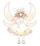  1girl ai-generated artist_request blonde_hair boots dress full_body hat light_blush light_smile long_hair long_sleeves looking_at_viewer luna_child non-web_source red_eyes simple_background solo source_request standing tagme touhou white_boots white_dress wide_sleeves wings 