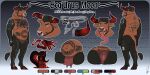2026 agroalba andromorph anthro anus aurochs beard belly bovid bovine chaing clothing color_swatch ear_piercing ear_ring facial_hair hat headgear headwear hi_res horn intersex magic mammal model_sheet nipple_piercing nipples nonbinary_(lore) nude piercing recently_extinct_species ring_piercing segurus_moon solo tattoo teats teeth tongue udders uvula