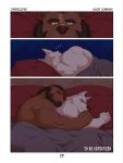 absurd_res affectionate after_sex aftermath age_difference anthro army back_muscles barazoku bear beard bedding big_muscles black_beard black_eyebrows black_facial_hair black_hair black_sideburns blanket border brown_body brown_eyes brown_fur canid canine canis cheeselion2 comic cuddling duo english_text eyebrows facial_hair fur hair hi_res inside_tent larger_anthro larger_male love lying lying_on_ground male male/male mammal manly mature_anthro mature_male military muscular muscular_anthro muscular_arms muscular_male night older_anthro older_male on_back on_ground on_side pillow pseudo_incest_(lore) sideburns size_difference sleeping sleeping_nude sleeping_together smaller_anthro smaller_male soldier spooning tent text thick_arms thick_eyebrows tough_guy ursine warrior white_body white_border white_fur wolf younger_anthro younger_male