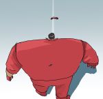  1boy absurdres akira_(manga) akira_movie_poster anatomical_nonsense from_above from_behind giant giant_male gloves highres jacket kaneda_shoutarou's_bike kaneda_shoutarou_(akira) male_focus motor_vehicle motorcycle pants red_gloves red_jacket red_pants sattou solo 
