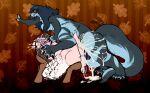 all_the_way_through ambiguous_anthro ambiguous_gender ambiguous_penetration animal_genitalia animal_penis anthro anthro_on_taur barbed_canine_penis bodily_fluids breasts breeding_mount breeding_mount_use breeding_slave breeding_stand canid canine canine_genitalia canine_penis canis cum cum_in_mouth cum_inside cum_on_face cum_on_penis cum_through cumshot dominant dominant_gynomorph dominant_intersex ejaculation female genital_fluids genitals gynomorph gynomorph/ambiguous gynomorph/female hi_res hybrid_genitalia hybrid_penis inside_breeding_mount intersex intersex/ambiguous intersex/female intersex_taur mammal penetration penile_spines penis questionable_consent taur taur_penetrating wolf