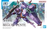  bandai beguir-pente box_art character_name copyright_name gun gundam gundam_suisei_no_majo holding holding_gun holding_shield holding_weapon logo looking_to_the_side mecha mobile_suit no_humans official_art robot science_fiction shield solo_focus weapon 