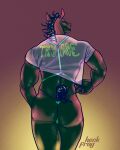  absurd_res butt clothing equid equine harness heckfrog hi_res horse jock male mammal thong underwear 