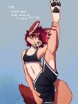 2026 anthro biped bottomwear breasts canid canine claws clothed clothed_anthro clothed_female clothing countershade_torso countershading digital_drawing_(artwork) digital_media_(artwork) enginetrap feet female fingers fox front_view fully_clothed fully_clothed_anthro fully_clothed_female fur hair hi_res looking_at_viewer mammal navel simple_background smile solo standing syl_(enginetrap) tail teeth toes topwear