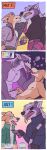 2026 absurd_res anthro argument bodily_fluids canid canine canis clothed clothing clothing_pull comic duo eye_patch eyewear fingerless_gloves fox fox_mccloud fur gloves handwear heart_symbol hi_res jacket kissing lgbt_pride lgbt_pride_month male male/male mammal multicolored_body multicolored_fur muscular muscular_anthro muscular_male nintendo orange_body orange_fur pecs pride_colors purple_body purple_fur saliva slippy_toad star_fox sweat sweatdrop tongue tongue_out toomuchdynamite topless topless_anthro topless_male topwear two_tone_body two_tone_fur underwear underwear_pull wolf wolf_o'donnell