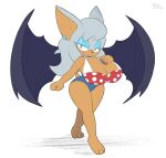 anthro bat bat_wings big_breasts bingbingo blue_clothing blue_eyes blue_eyeshadow blue_lipstick blue_nails bra breasts clothing colored_nails eyelashes eyeshadow fan_character female gem glistening_eyelids hair hi_res jewelry lipstick long_eyelashes long_hair makeup mammal membrane_(anatomy) membranous_wings nails narrowed_eyes necklace pearl_(gem) pearl_necklace sega smile solo sonic_the_hedgehog_(series) underwear wings