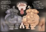 after_anal after_oral after_rimming anon anthro anus ape ass_to_ass balls belly between_butts big_butt blizzard_entertainment bodily_fluids butt close-up dark_anus dialogue face_squish featureless_face freckles genitals gorilla grey_body group hand_on_butt hand_on_own_butt haplorhine hi_res huge_butt human humanoid_genitalia male male/male mammal moobs nipples overwatch overweight overweight_anthro overweight_male penis penis_size_difference primate puffy_anus ramsacked rimming_male roadhog_(overwatch) saliva saliva_on_anus saliva_string sex size_difference smaller_human smaller_male spread_butt spreading squish standing standing_sex tan_body text thick_thighs tongue tongue_out trio winston_(overwatch)
