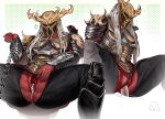  absurd_res alien andromorph armor bodily_fluids chain clitoris crossgender cum cum_in_vagina cum_inside dreadlocks duo genital_fluids genitals hi_res humanoid intersex mask njohrr_(predator) penetration predator_(franchise) shoulder_cannon spread_legs spread_vulva spreading urethra vaginal vaginal_penetration vulva wearing_mask wushutai27302 yautja 
