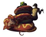 ab_rin ambiguous_gender amphibian anthro apode bdsm bondage bound breasts coiling draconcopode female frog group group_sex hi_res hypnosis legless mind_control multi_limb naga reptile rika_matias scalie serpentine sex snake threesome tongue trio