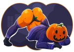  2021 animal_crossing ass_up black_clothing black_footwear black_gloves black_handwear black_underwear butt clothing elemental_creature elemental_humanoid flora_fauna food food_creature food_humanoid footwear for_a_head fruit fruit_humanoid gloves handwear hi_res humanoid jack-o&#039;-lantern jack-o&#039;_pose jack_(animal_crossing) living_fruit male meme nintendo not_furry object_head open_mouth open_smile orange_body orange_butt plant plant_humanoid pose pumpkin pumpkin_head purple_clothing smile solo spread_legs spreading the_purple_wolf_guy underwear 