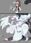 absurd_res ambiguous_penetration anthro baseball_cap big_breasts big_butt black_body black_scales blush bodily_fluids breasts brown_hair butt clothing doggystyle dragon duo fangs female female_penetrated flybeeth from_behind_position fur fur_growth furred_dragon furred_scalie generation_5_pokemon growth hair hat headgear headwear hi_res hilda_(pokemon) huge_breasts huge_butt human_to_anthro legendary_pokemon long_neck looking_pleasured male male/female male_penetrating male_penetrating_female mythological_creature mythological_scalie mythology nintendo penetration pokemon pokemon_(species) ponytail reshiram scales scalie sex species_transformation sweat teeth tongue tongue_out transformation zekrom