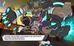 absurd_res animal_genitalia boss_fight canid canine canine_genitalia genitals hi_res mammal mythological_canine mythological_creature mythology robot_anthro werecanid werecanine werecreature werewolf