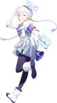  1girl =_= ahoge arm_up armband black_pantyhose blue_archive blue_hair blue_halo blue_necktie boots braid braided_twintails breasts chest_harness closed_eyes doremi_(doremi4704) dress from_behind full_body game_asset gloves gradient_hair grey_dress grey_hat gun hair_ornament hair_tie hairclip half_gloves halo harness hat highres holding holding_tablet_pc holster holstered kirino_(blue_archive) large_variant_set layered_sleeves leg_up long_hair long_sleeves megaphone multicolored_hair necktie official_art open_mouth pantyhose police police_badge police_uniform policewoman pouch raised_inner_eyebrows revolver sad salute short_dress shoulder_holster shrug_(clothing) sidelocks simple_background small_breasts smith_&amp;_wesson smith_&amp;_wesson_360 smoke_grenade solo standing standing_on_one_leg swept_bangs tablet_pc tachi-e tears third-party_source tie_clip toes_up transparent_background twintails two-tone_hair variant_set very_long_hair watch weapon white_boots white_gloves white_hair white_shrug wristwatch 