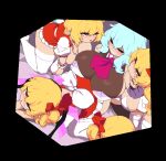  5girls all_fours alternate_costume animated animated_gif ascot back_bow blonde_hair blue_hair blush bouncing_breasts bow breasts clenched_teeth closed_eyes clothed_sex commentary_request flandre_scarlet four_of_a_kind_(touhou) frilled_skirt frills from_above futa_with_female futanari hair_ribbon huge_breasts incest looking_at_another multiple_girls namako_daibakuhatsu parted_lips pointy_ears purple_ascot red_eyes red_ribbon red_skirt red_vest remilia_scarlet ribbon rolling_eyes short_hair siblings sisters skirt teeth thighhighs touhou touhou_futanari_scarlet_escape vest white_bow white_thighhighs 