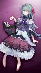  1girl :3 ;3 blue_eyes blue_hair book breasts closed_mouth dress floating floating_book floating_object full_body game_asset grimms_notes hair_between_eyes hair_ribbon high_heels layered_dress makihitsuji messy_hair non-web_source official_art one_eye_closed open_book pink_shoes princess_aurora_(grimms_notes) princess_aurora_(original)_(grimms_notes) purple_ribbon ribbon shoes smile solo tiara 
