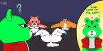  after_sex animal_crossing anon anthro apple_(animal_crossing) big_breasts big_butt bodily_fluids breast_squish breasts butt cricetid cum cum_in_ass cum_in_mouth cum_in_vagina cum_inside female flirting flirting_with_viewer flurry_(animal_crossing) genital_fluids group hamster heart_symbol looking_at_viewer looking_pleasured mammal nintendo question_mark rodent rubidiumnitride soleil_(animal_crossing) squish standing trixie_(rubidiumnitride) twitching 