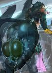 animal_genitalia animal_penis anthro avian bai_(laobai) balls beak big_balls big_butt big_flare big_penis butt equine_genitalia equine_penis european_mythology feathered_wings feathers flared_penis genitals greek_mythology hi_res hippogriff huge_balls huge_flare huge_penis laobai low-angle_view male male_anthro musk musky_balls musky_butt musky_penis mythological_avian mythological_creature mythology penis perineum rear_view saggy_balls saggy_scrotum scrotum_flap solo thick_thighs wide_hips wings