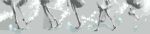  5girls abstract commentary_request eico ghost_tail grey_background grey_theme highres hitodama kaku_seiga leg_focus lower_body miyako_yoshika mononobe_no_futo multiple_girls soga_no_tojiko standing ten_desires touhou toyosatomimi_no_miko walking wide_image 