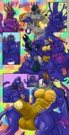 abs anthro aquatic balls barbel_(anatomy) belly big_balls big_penis birthday box bracelet chest_tattoo clothing comic container dragon dripping engis_(trencalos) erection eyes_closed fish genitals gift goo_creature goo_transformation group hat headgear headwear hekar hi_res horn huge_balls huge_penis hybrid hyper hyper_balls hyper_genitalia hyper_penis jewelry long_tail male male/male merging muscular muscular_male mythological_creature mythological_scalie mythology necklace nude pecs penis ribbons scalie shark smile spikes taboo_dragoo tail tattoo transformation transformation_sequence trencalos trio