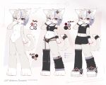 2026 4_fingers accessory anthro bikabe3m black_bottomwear black_bra black_clothing black_footwear black_panties black_shoes black_shorts black_sneakers black_topwear black_underwear bottomwear bow_panties bow_ribbon bow_underwear bra brown_eyes cat_tail clothed clothing colored_seam_underwear crotch_tuft digital_media_(artwork) dolphin_shorts domestic_cat eyewear felid feline felis female fingers footwear fur glasses grey_body grey_fur grey_hair hair hair_accessory hairclip hand_on_face headgear headwear hi_res legwear logo_on_shirt looking_at_viewer mammal model_sheet multicolored_accessory multicolored_clothing multicolored_footwear multicolored_panties multicolored_shoes multicolored_underwear panties pawpads paws pink_paws purple_hair purple_hair_tips purple_hairclip purple_seam_underwear purple_stripes round_glasses shirt shoes short_hair shorts simple_background sneakers solo standing stockings stripes tail text thigh_highs tongue tongue_out topwear tuft underwear watermark white_body white_clothing white_footwear white_fur white_inner_ear white_shoes white_sneakers yellow_bow