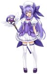  1girl aged_down blue_eyes blush bow chest_jewel dress full_body game_asset gloves hair_bow hair_intakes hat heart holding holding_wand inoino katsuragi_marina katsuragi_marina_(exs-tia_p) kouyoku_senki_exs-tia large_variant_set long_hair looking_at_viewer magical_girl mary_janes non-web_source official_art open_mouth pastel_marie pleated_skirt puffy_short_sleeves puffy_sleeves purple_bow purple_hair purple_theme sad self-datamine shoes short_sleeves simple_background skirt solo standing tachi-e thighhighs transparent_background variant_set very_long_hair wand white_gloves white_thighhighs zettai_ryouiki 