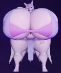  3d_(artwork) 9_tails anthro big_breasts blender_(software) bra breasts canid canine cleavage clothed clothing colored_nails darkdraketom digital_media_(artwork) dress female fox hand_on_head hand_on_leg hand_on_thigh hi_res huge_breasts hyper looking_at_viewer mammal multi_tail nails navel panties purple_eyes purple_nails simple_background smile solo tail thick_thighs underwear white_body 