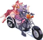 accessory ahoge animal_ears animal_humanoid anthro bell big_breasts big_butt biped black_boots black_clothing black_footwear black_jacket black_shoes black_topwear boots bottom_heavy bottomwear boxing_gloves bracelet breasts butt cat_smile cleavage closed_smile closed_toe_footwear closed_toe_shoes clothed clothed_anthro clothed_female clothed_humanoid clothing curvy_figure cute_fangs cyberlord1109 darkner deltarune dipstick_tail duo_focus eyebrows eyelashes eyewear fangs felid felid_humanoid feline feline_ears feline_humanoid feline_tail female female_anthro female_humanoid fluffy_ears footwear frilly frilly_clothing frown frowning_at_viewer fully_clothed fully_clothed_female fully_clothed_humanoid fur furrowed_eyebrows ghost glasses gloves gold_(metal) gold_jewelry gold_necklace green_eyes group hair hair_accessory hair_bell handwear heart_necklace heart_symbol hi_res huge_thighs humanoid inner_ear_fluff irritable_ghost_(deltarune) jacket jewelry legwear light_body light_skin lightner looking_at_viewer mad_mew_mew mammal mammal_humanoid markings mew_mew_(undertale) motorcycle mouse mouth_closed murid murine necklace one_fang orange_(deltarune) orange_body orange_bottomwear orange_clothing orange_eyewear orange_fur orange_glasses orange_gloves orange_handwear pigtails pink_(deltarune) pink_body pink_clothing pink_footwear pink_fur pink_hair pink_jacket pink_legwear pink_shirt pink_shoes pink_thigh_highs pink_topwear pointy_ears pose purple_body purple_bottomwear purple_clothing purple_fur purple_hair purple_shirt purple_skin purple_skirt purple_topwear riding_motorcycle rodent seven_flowers shirt shoes shorts shoulderless_shirt simple_background sitting skirt smile smiling_at_viewer spiked_bracelet spikes spirit sticker tail tail_markings teeth thick_eyebrows thick_thighs thigh_boots thigh_highs topwear trio tuft undertale_(series) vehicle white_background white_bottomwear white_clothing white_shorts wide_hipped_female wide_hipped_humanoid wide_hips