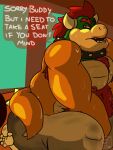 3:4 anthro armpit_hair armpit_tuft barazoku beer_belly belly belly_hair belly_tuft biceps big_belly big_butt big_muscles big_pecs black_collar bodily_fluids body_hair bottomwear bowser butt butt_in_face butt_sniffing chair chest_hair chest_tuft clothed clothing collar comic danyredlion dialogue dirty_pants dominant dominant_anthro dominant_male domination/submission duo english_text face_in_ass facesitting fur furniture green_body green_scales grey_bottomwear grey_clothing grey_pants hair happy_trail hi_res horn human inside_train intimidation koopa larger_anthro larger_male male male/male mammal manly mario_bros musclegut muscular muscular_anthro muscular_arms muscular_male muscular_thighs nintendo nipples on_chair orange_body orange_scales pants pecs presenting presenting_armpit presenting_belly presenting_body presenting_pecs public_transportation rapid_transit red_armpit_hair red_body red_chest_hair red_fur red_hair scales scalie showing_off_muscles sitting sitting_on_another sitting_on_chair sitting_on_partner size_difference smaller_human smaller_male sniffing speech_bubble stubble studded_collar studs submissive submissive_human submissive_male subway sweat sweatdrop sweaty_arms sweaty_belly sweaty_body sweaty_chest sweaty_face sweaty_tail tail text thick_arms thick_thighs topless topless_anthro topless_male tough_guy train tuft vehicle yellow_body yellow_scales