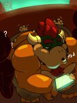 3:4 anthro armpit_hair armpit_tuft barazoku barefoot biceps big_butt big_muscles big_pecs black_collar bodily_fluids body_hair bottomwear bowser butt butt_in_face butt_sniffing cellphone chair chest_hair chest_tuft claws clothed clothing collar comic danyredlion dialogue dominant dominant_anthro dominant_male domination/submission duo electronics english_text face_in_ass facesitting feet fur furniture green_body green_scales grey_bottomwear grey_clothing grey_pants hair hi_res high-angle_view holding_cellphone holding_object holding_phone horn human inside_train koopa larger_anthro larger_male male male/male mammal manly mario_bros muscular muscular_anthro muscular_arms muscular_male muscular_thighs nintendo nipples on_chair orange_body orange_scales pants pecs phone presenting presenting_body presenting_pecs public_transportation rapid_transit red_armpit_hair red_body red_chest_hair red_fur red_hair scales scalie showing_off_muscles sitting sitting_on_another sitting_on_chair sitting_on_partner size_difference smaller_human smaller_male sniffing speech_bubble stubble studded_collar studs submissive submissive_human submissive_male subway sweat sweatdrop sweaty_arms sweaty_body sweaty_chest sweaty_face tail text thick_arms thick_thighs topless topless_anthro topless_male tough_guy train tuft vehicle yellow_body yellow_scales