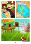 absurd_res anthro bodily_fluids bowser comic dialogue dropsofmoonlight duo english_text fanny_pack forest hi_res human humanoid jungle koopa male male/male mammal mario mario_bros musclegut muscular nintendo overweight plant profanity scalie sweat text tree