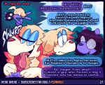 alpha_(edmango) animal_genitalia animal_humanoid animal_penis anthro bird_dog canid canid_humanoid canine canine_genitalia canine_humanoid canine_penis canis domestic_dog duo edmango english_text eyewear fellatio female feral genitals glasses golden_retriever huffa_(edmango) humanoid hunting_dog licking male male/female mammal mammal_humanoid onomatopoeia oral penile penis profanity retriever sex sound_effects talking_to_another tanuki_humanoid text tongue