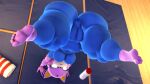 16:9 3d_(artwork) 4k absurd_res anthro anus big_butt blaze_the_cat bottle breasts butt camel_toe clothing container digital_media_(artwork) domestic_cat feet felid feline felis female foot_focus forehead_gem gem genitals handstand hi_res huge_butt mammal plump_camel_toe plump_labia puffy_anus rocketspuff sega small_breasts solo sonic_the_hedgehog_(series) spread_legs spreading stretching thick_thighs towel tracksuit vulva water_bottle widescreen yoga yoga_mat