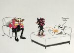 2026 absurd_res ambiguous_gender anon anthro bed being_watched bent_legs bodily_fluids chair cuck_chair cuckold dr._eggman eulipotyphlan furniture genital_fluids group happy hedgehog hi_res human looking_at_another lying male male/ambiguous mammal marker_(artwork) meme mischievous_smile on_back peeing peeing_on_another rear_view rewopsofunny sad sega shadow_the_hedgehog shadow_the_hedgehog_is_a_bitch_ass_motherfucker sitting smile smirk smirking_at_another sonic_the_hedgehog_(series) tail traditional_media_(artwork) trio urine urine_stream watersports wife