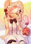 2026 abstract_background absurd_res accessory alternative_fashion anthro bangs bare_shoulders big_ears black_bow black_clothing blonde_hair bow_(feature) bow_ribbon cake clothed clothed_anthro clothing cupcake dessert dress eyelashes female female_anthro food freckles frilly frilly_clothing fruit fur furgonomics glistening glistening_body glistening_eyes goth gothic_lolita hair hair_accessory hair_bow hair_over_eye hair_ribbon half-closed_eyes headgear headwear hi_res holding_food holding_object j-fashion kemono kitchen_utensils legwear lolita_(fashion) long_hair looking_at_viewer maid_headdress mammal mouse mouse_tail multicolored_hair murid murine narrowed_eyes one_eye_closed one_eye_obstructed open_mouth pastry pattern_background pink_eyes pink_hair pink_tail pink_tongue plant plate portrait pose rat_tail ribbons rodent simple_background sitting smile solo stockings strawberry strawberrynightmilk sweet_lolita tail tail_accessory tail_bow tail_ribbon thigh_highs thin_tail three-quarter_portrait tongue tools two_tone_hair white_clothing white_dress white_hair yellow_body yellow_fur