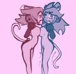 2026 accessory animal_ears animal_humanoid assertive assertive_female assertive_humanoid bedroom_eyes bell big_breasts biped blush blush_lines blushing_profusely breast_squish breasts breasts_frottage butt cute_fangs deltarune doll_joints duo eyebrows eyelashes fangs felid felid_humanoid feline feline_humanoid female female/female female_humanoid flustered ghost hair hair_accessory hair_bell humanoid irritable_ghost_(deltarune) looking_aside looking_at_another looking_at_partner mad_mew_mew mammal mammal_humanoid mew_mew_(undertale) motion_lines narrowed_eyes nude nude_female nude_humanoid open_mouth open_smile overwhelmed pigtails pink_(deltarune) pink_background pupils restricted_palette seductive selfcest shaking side_view simple_background sketch slim slim_female slim_humanoid smile smiling_at_another smiling_at_partner spiral spiral_eyes spirit square_crossover squish standing steadmondslick tail teeth thick_eyebrows tongue tremble_spikes trembling undertale_(series)