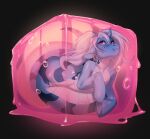 anthro apode blackrabbitshone draconcopode ear_piercing equid equine goo_creature hi_res horn horse legless living_tail mammal naga piercing pony reptile scalie serpentine slime snake snake_tail solo tail unicorn_horn unusual_anatomy unusual_tail