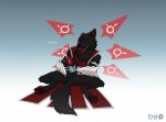 2021 animal_genitalia animal_penis anthro anus balls black_body black_fur bodily_fluids bottomless bottomless_anthro bottomless_male canid canine canine_genitalia canine_penis clothed clothing cum cumshot ejaculation erection ershd eye_scar facial_scar fur genital_fluids genitals gradient_background knot knotted_penis male male_anthro mammal masturbation nipples open_mouth partially_clothed partially_clothed_anthro partially_clothed_male pawpads penis red_body red_fur red_penis scar simple_background sitting solo spread_legs spreading tail teeth tongue tongue_out whisker_spots