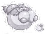 4_toes 5_fingers air_ballooning air_inflation anthro belly big_belly big_breasts big_nipples breasts dipstick_tail eyewear eyewear_only feet female fingers floating fur glasses glasses_only graphite_(artwork) hair hi_res huge_belly huge_breasts hyena hyper hyper_belly inflation kitty123 mammal markings multicolored_body multicolored_fur neck_tuft nipples nude pawpads puffed_cheeks shaded solo spots spotted_hyena tail tail_markings toes traditional_media_(artwork) tuft voodoo voodoo_inflation wearing_glasses