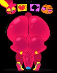 absurd_res amphibian anthro anus balls barely_visible_anus big_balls big_butt big_penis blue_eyes blue_nose blush bodily_fluids bouncing_balls bouncing_butt butt butt_heart clothing digital_media_(artwork) dripping duo erection eyebrows eyelashes female fingers first_person_view footwear footwear_only freckled_butt freckled_face freckles frog fur genital_fluids genitals hair hands_behind_knees heart_nose heart_symbol hearth hi_res huge_balls huge_butt huge_penis humanoid_genitalia humanoid_penis hyper hyper_balls hyper_genitalia hyper_penis lagomorph leaking_precum leporid male male/female male_focus mammal mostly_nude nude nude_anthro nude_male open_mouth penis pepper_(sundaebunnyx) perineum pink_eyes pink_sclera praise_da_booty_(meme) precum precum_drip presenting question rabbit rear_view red_balls red_body red_butt red_penis shoes shoes_only simple_background smile solo_focus sundae_(sundaebunnyx) sundaebunnyx sweat sweatdrop sweaty_balls sweaty_butt sweaty_genitalia sweaty_penis tail thick_thighs tongue tuft wide_hips yellow_sclera yellow_tongue