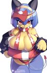 2026 3_fingers anthro arm_tuft armband artist_name bedroom_eyes big_breasts bikini biped black_body black_claws black_ears black_fur black_nose blue_body blue_fur blue_hair bob_cut breasts camel_toe claws clothed clothed_anthro clothed_female clothing curvy_figure digital_drawing_(artwork) digital_media_(artwork) english_description eyelashes fangs felid feline female female_anthro finger_claws fingers fur glistening glistening_eyes hair hat headgear headwear hi_res holding_object holding_whistle hotvr_(artist) legs_together lifeguard lifeguard_swimsuit looking_at_viewer mammal multicolored_body multicolored_fur narrowed_eyes one-piece_swimsuit open_mouth pal_(species) palmorph palworld patreon patreon_logo pixiv pixiv_logo pocketpair pool_float print_armband print_bikini print_clothing print_hat print_headgear print_headwear print_swimwear pupils red_armband red_bikini red_clothing red_eyes red_hat red_headwear red_swimwear seductive sekhmet_(pal) short_hair simple_background sling_bikini slit_pupils solo standing subscribestar subscribestar_logo swimwear teeth text thick_thighs thigh_gap tuft two-piece_swimsuit voluptuous whistle_(object) white_background wide_hips wrist_tuft yellow_body yellow_fur