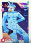 abs absurd_res angry_birds anthro avian balls beak biceps big_balls big_penis bird blue_body bodily_fluids censored censored_genitalia censored_penis cosmic_background cum cum_drip cum_dripping_from_penis dinxiemintie dripping ejaculation elemental_creature elemental_humanoid genital_fluids genitals gun hi_res humanoid ice ice_bird_(angry_birds) ice_creature ice_humanoid male mineral_fauna mineral_humanoid muscular muscular_anthro muscular_male nipples patreon patreon_logo pecs penis planet ranged_weapon rovio_entertainment sega solo space space_background square_(anatomy) square_head tail text url weapon