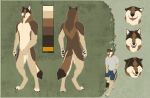 2026 4_toes 5_fingers absurd_res alternate_version_at_source anthro athletic athletic_anthro athletic_male bared_teeth barefoot belly biped black_claws black_lips black_nose black_pawpads bottomwear brown_body brown_fur bryn_(wandering_wolf_guy) canid canine canis chest_tuft claws clock close-up clothing color_swatch countershade_belly countershade_face countershade_hands countershading covering covering_crotch covering_self curled_fingers digital_media_(artwork) digitigrade dipstick_tail dipstick_toes ears_back ears_down eyes_closed fangs feet finger_claws fingers flat_colors fluffy fluffy_tail front_view fur green_background happy headshot_portrait hi_res inner_ear_fluff lips looking_at_viewer male mammal mane markings model_sheet multicolored_body multicolored_fur multiple_angles mythological_canine mythological_creature mythology narrowed_eyes neck_tuft nude nude_anthro nude_male one_eye_closed open_mouth pawpads paws pecs pivoted_ears portrait pose rear_view relaxed_expression relaxing sharp_teeth shirt shorts silly_face simple_background skullsbesan smaller_version_at_source smile solo standing t-shirt tail tail_markings tan_body tan_fur teeth textured_background toe_claws toes tongue tongue_out topwear tuft watch werecanid werecanine werecreature werewolf wolf wristwatch yellow_eyes