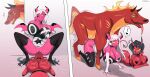 2_horns 4_fingers ambiguous_penetration anthro anthro_on_feral anthro_penetrated bestiality big_breasts bodily_fluids breast_fondling breast_grab breast_play breast_squish breasts cleavage clothed clothing cross cunnilingus demon demon_humanoid ejaculation equid equine facesitting facial_tattoo fangs female female/female female_on_top female_penetrated feral feral_penetrating feral_penetrating_anthro fingers fishnet_clothing fishnet_topwear fondling genital_fluids group hand_behind_head hand_on_breast heart_symbol heart_tattoo hellaverse hellhorse helluva_boss hi_res holding_breast horn horse huge_breasts humanoid imp instant_loss_2koma interspecies inverted_cross kiki_(helluva_boss) legwear looking_pleasured male male/female male_penetrating male_penetrating_female mammal markmanez membrane_(anatomy) membranous_wings motion_blur motion_lines multi_eye on_top one_eye_closed open_mouth oral pasties penetration saliva saliva_string satan_(helluva_boss) sex sharp_teeth sitting sitting_on_another small_waist smug_grin squish succubus tattoo teeth thick_thighs thigh_highs tongue tongue_out topwear trans_(lore) trio vaginal vaginal_fluids vaginal_squirting verosika_mayday wide_hips wings
